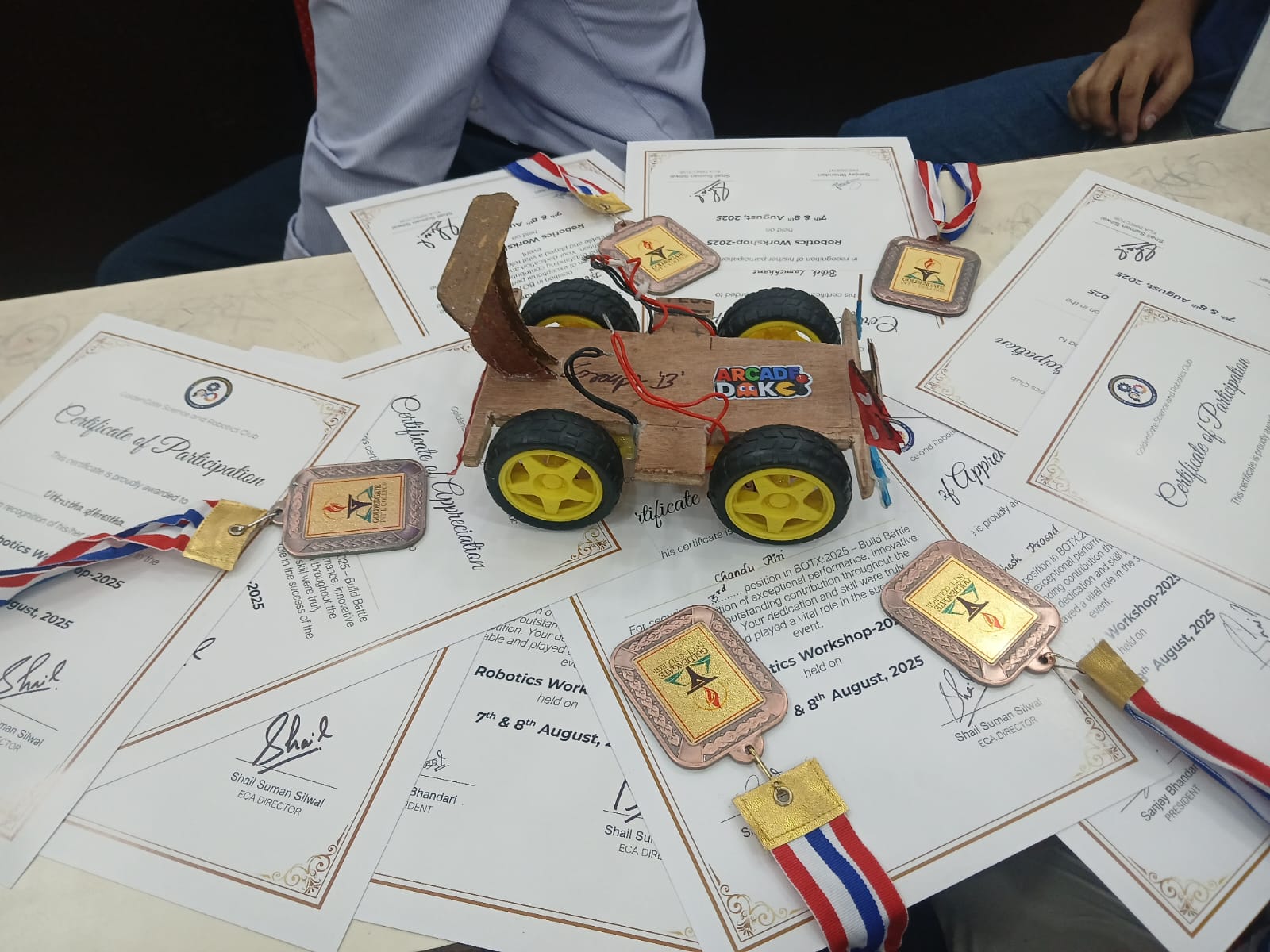 Robot built for a competition